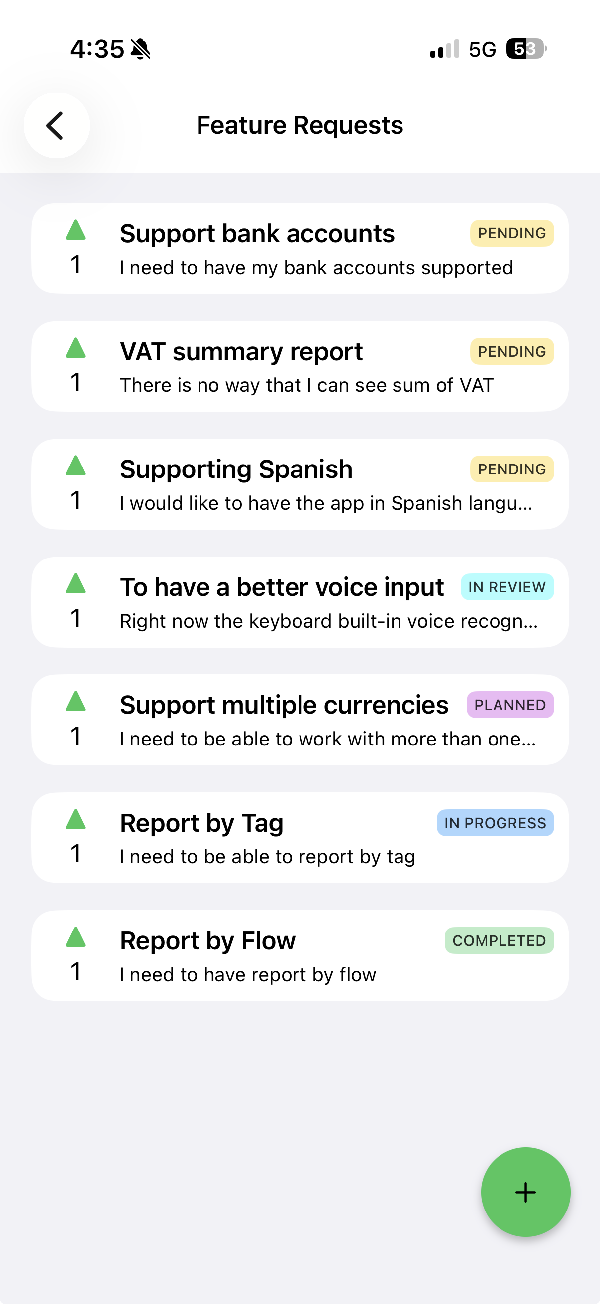 Feature request and feedback