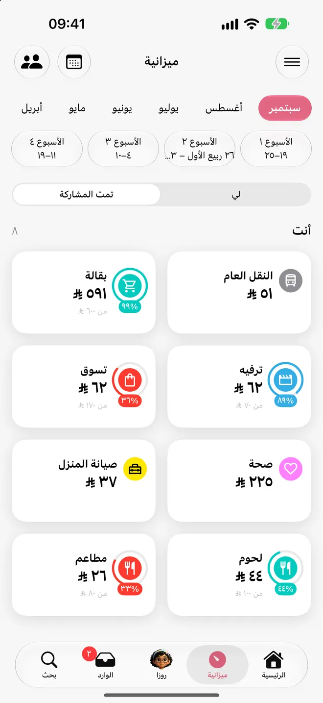 تمت المشاركة
