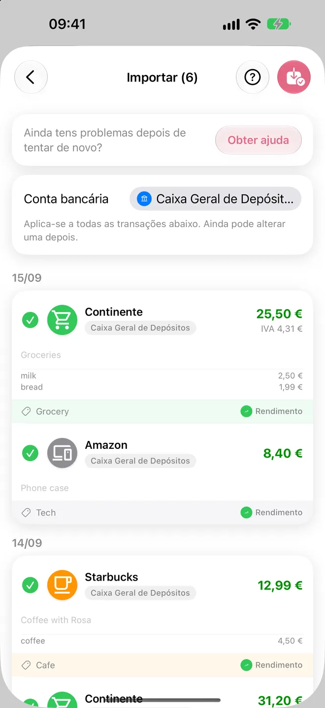Verificar e importar