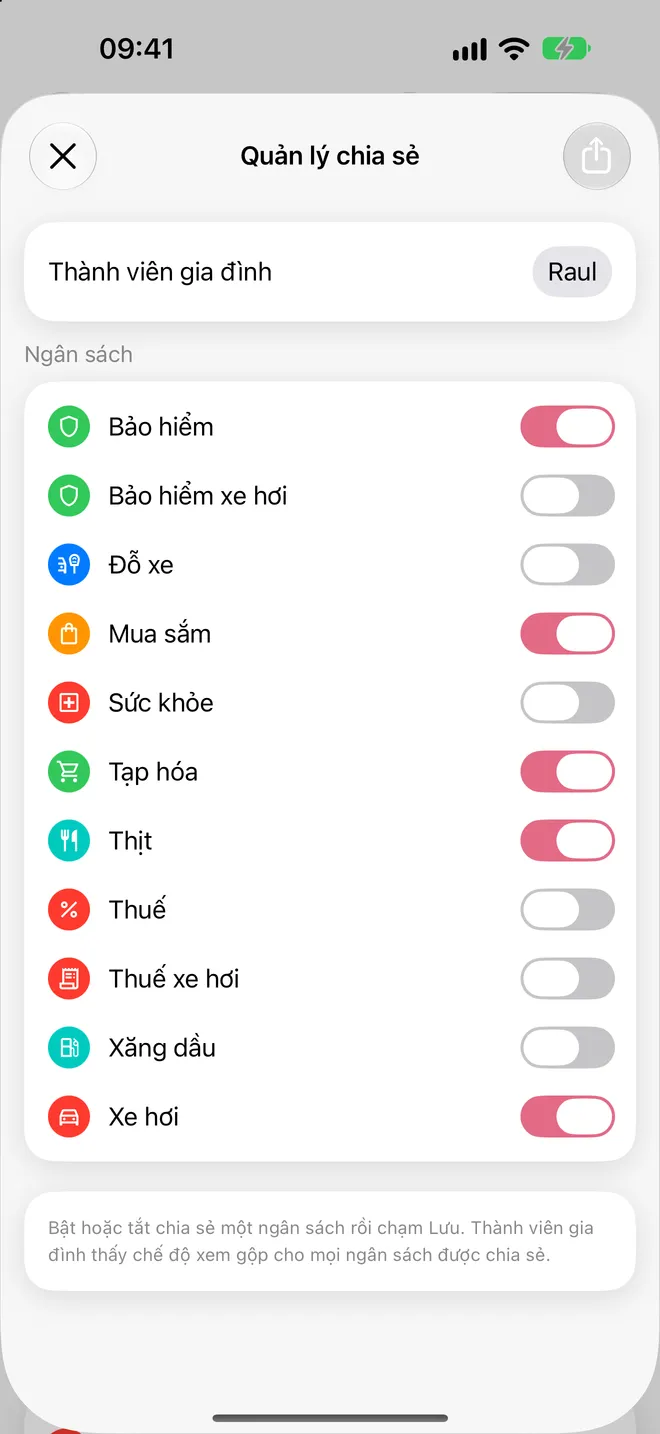 Quản lý chia sẻ